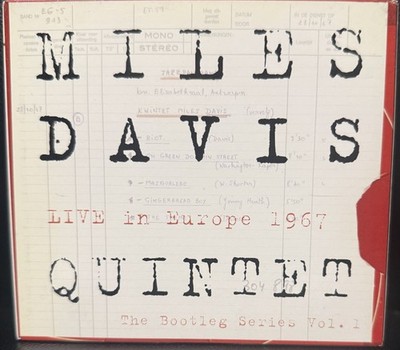 MILES DAVIS QUINTET : Live In Europe 1967 - Bootleg Series    Vol 1 (3CD/1 DVD)
