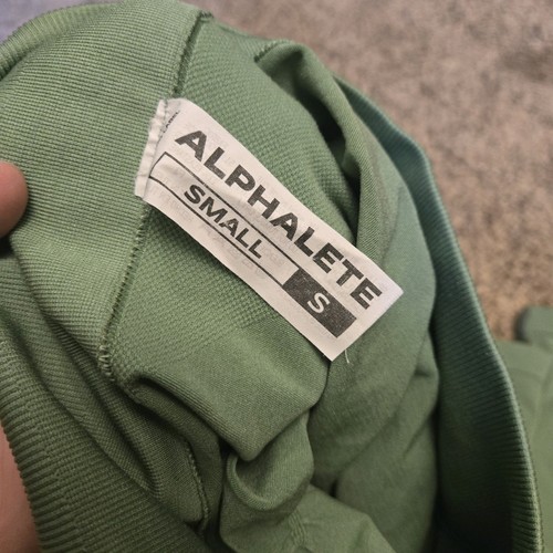 Leggings Scrunch Alphalete Amplify senza cuciture glutei taglia small vita alta verde - Foto 3 di 7