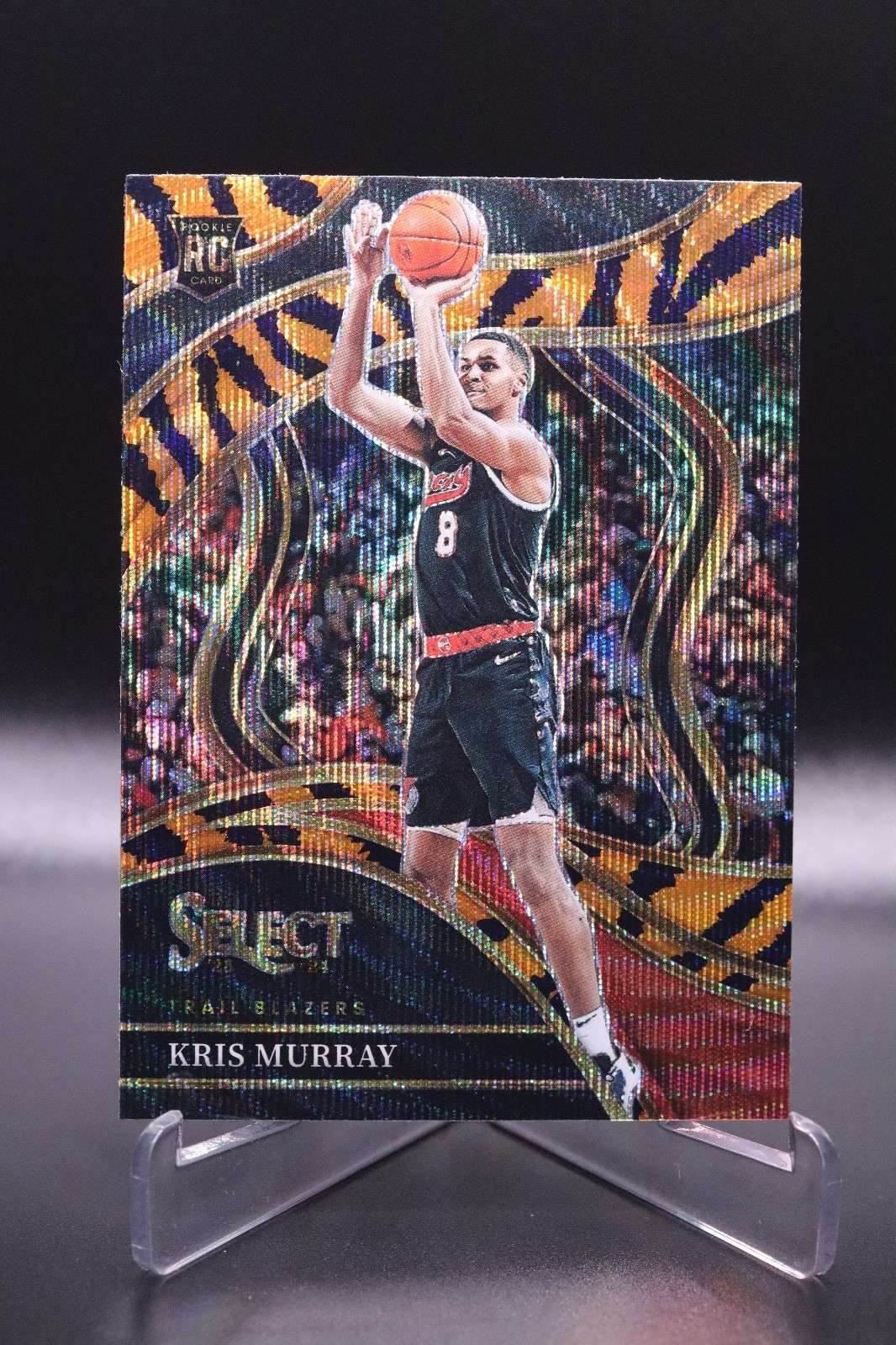 2023-24 Panini Select - Courtside Kris Murray #277 Tiger Stripes Prizm (RC)