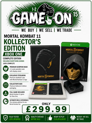 Mortal Kombat 11 Collector s Edition Xbox One Komplett Scorpion Mask Steelbook
