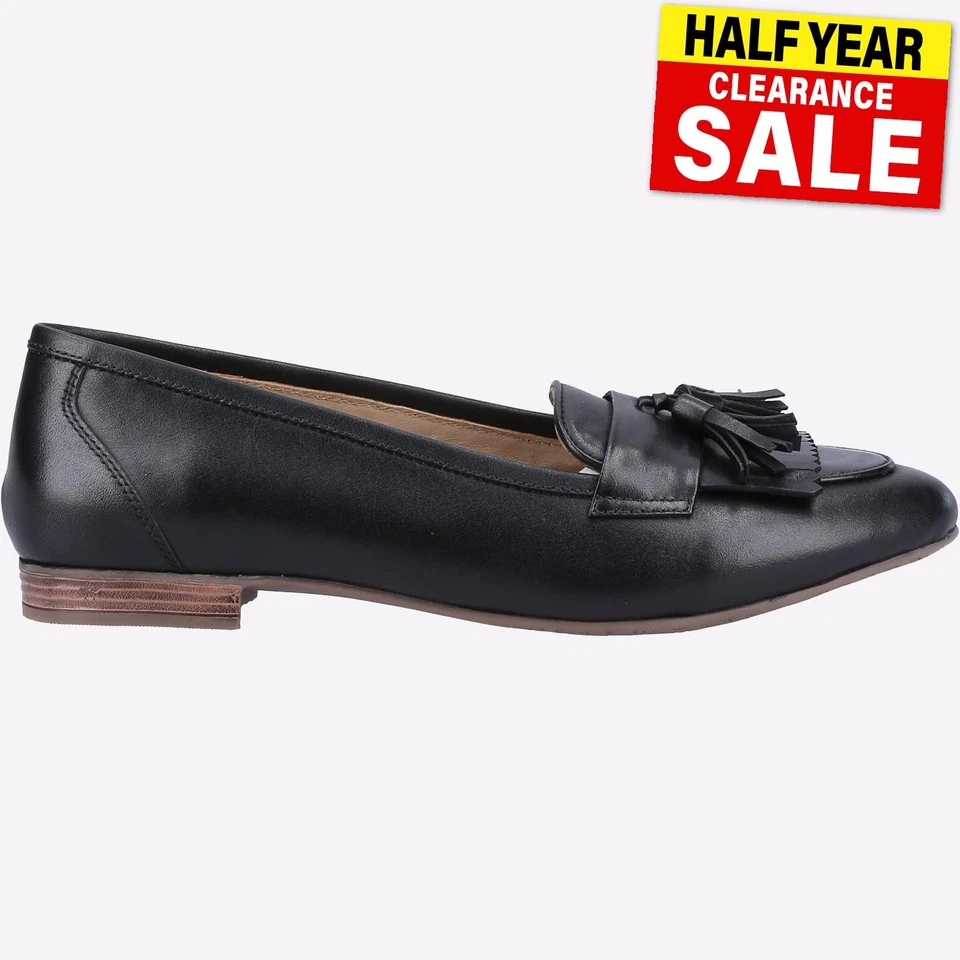 Hush Puppies Marissa Tassel Womens Ladies Leathher Slip On Loafers