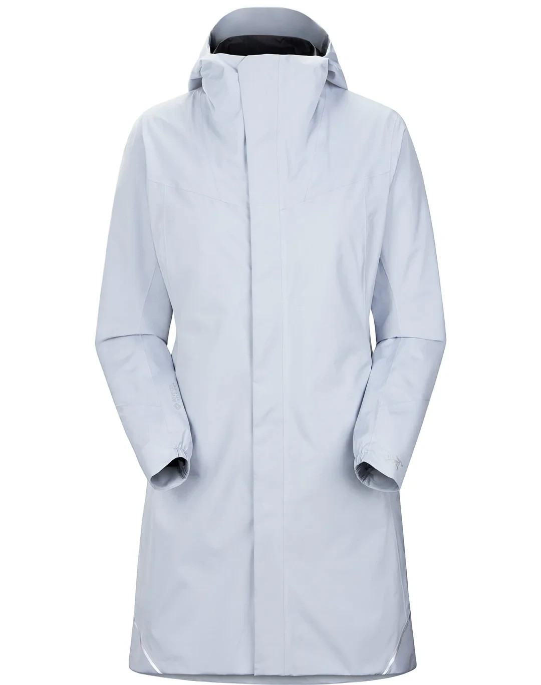 Arc'teryx Solano Cappotto GIACCA LUNGA GIACCA A VENTO SHELL BLU DONNA TAGLIA XL NUOVO