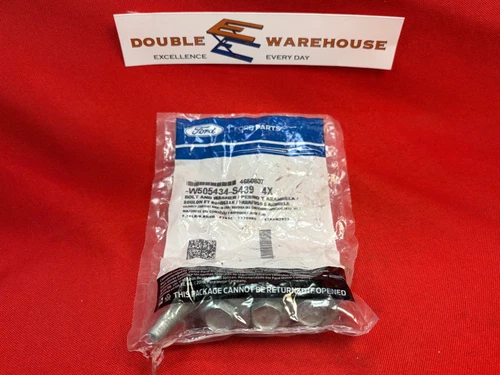 NOS OEM NIP Ford W505434-S439 Lower Extension Bolt & Washer SET OF FOUR (4)