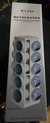 Milano Series Single Serve K-Cup Holder Skyscraper - Holds 20 K-Cups