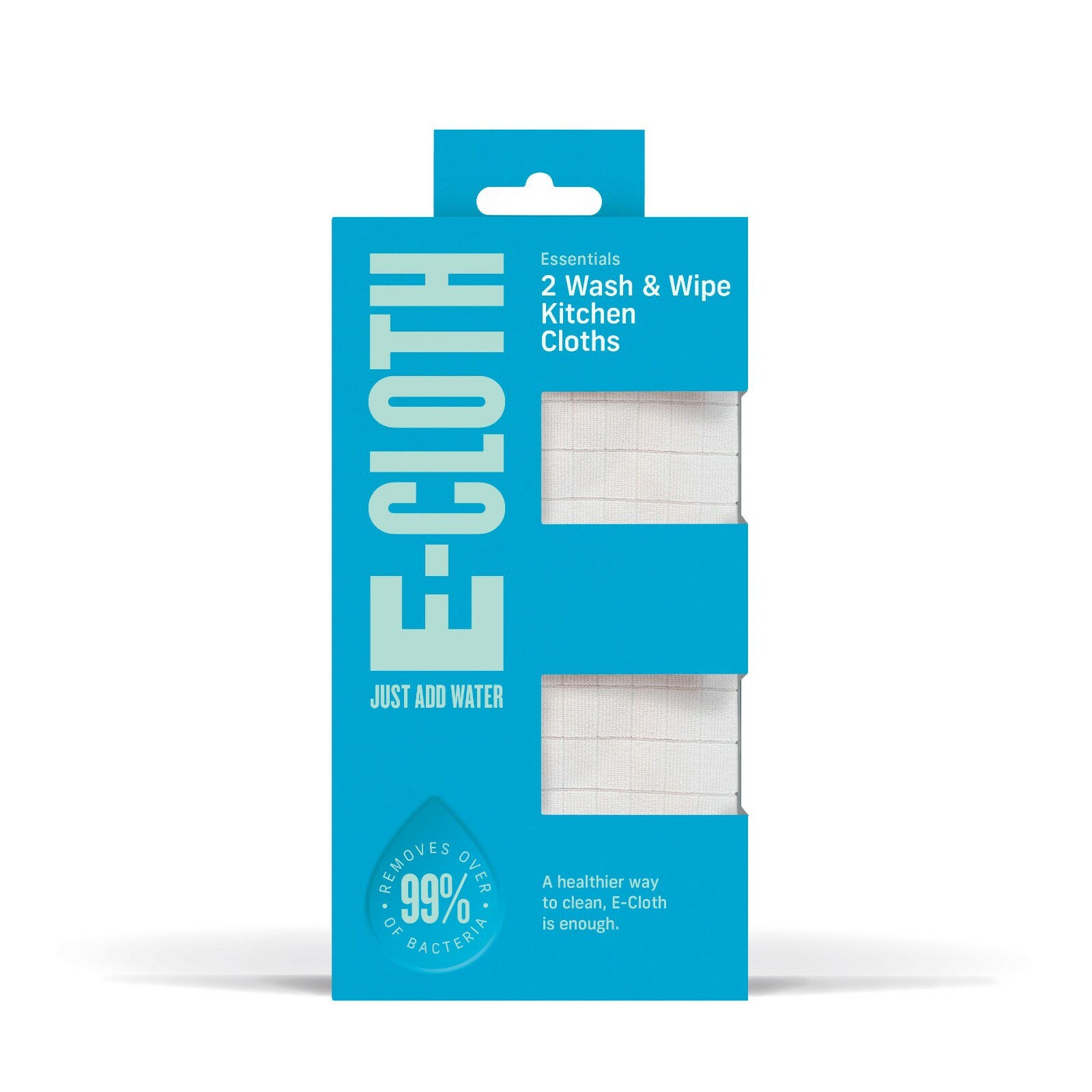 2 HIGH QUALITY DISH CLOTHS BY E-CLOTH HIGHLY ABSORBENT WASH AND WIPE KITCHEN WWC