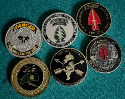 United States 🇺🇸 Army Special Forces Challenge Coin Set | eBay
