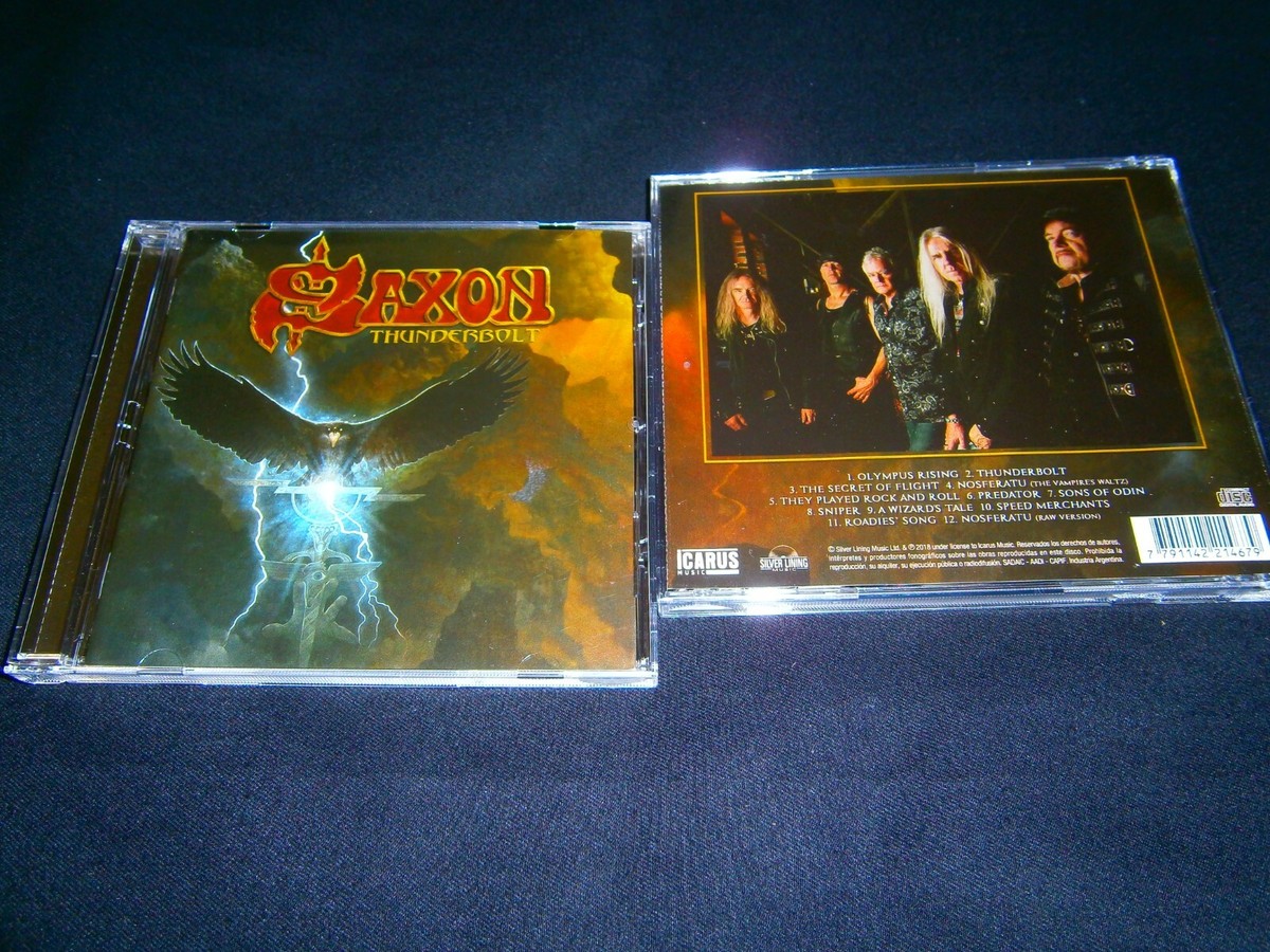 SAXON, 新品CD, 直筆サイン入り, サクソン, THUNDERBOLT Saxon - Thunderbolt (Digipack) - Amazon.com Music