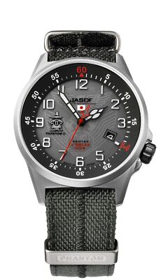Kentex Watch Solar 10 ATM Water Resistant Phantom Gray Round | eBay