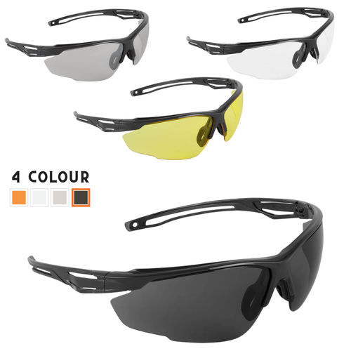 Portwest Anthracite KN PS36 Safety Glasses Anti-scratch UV Protective glasses