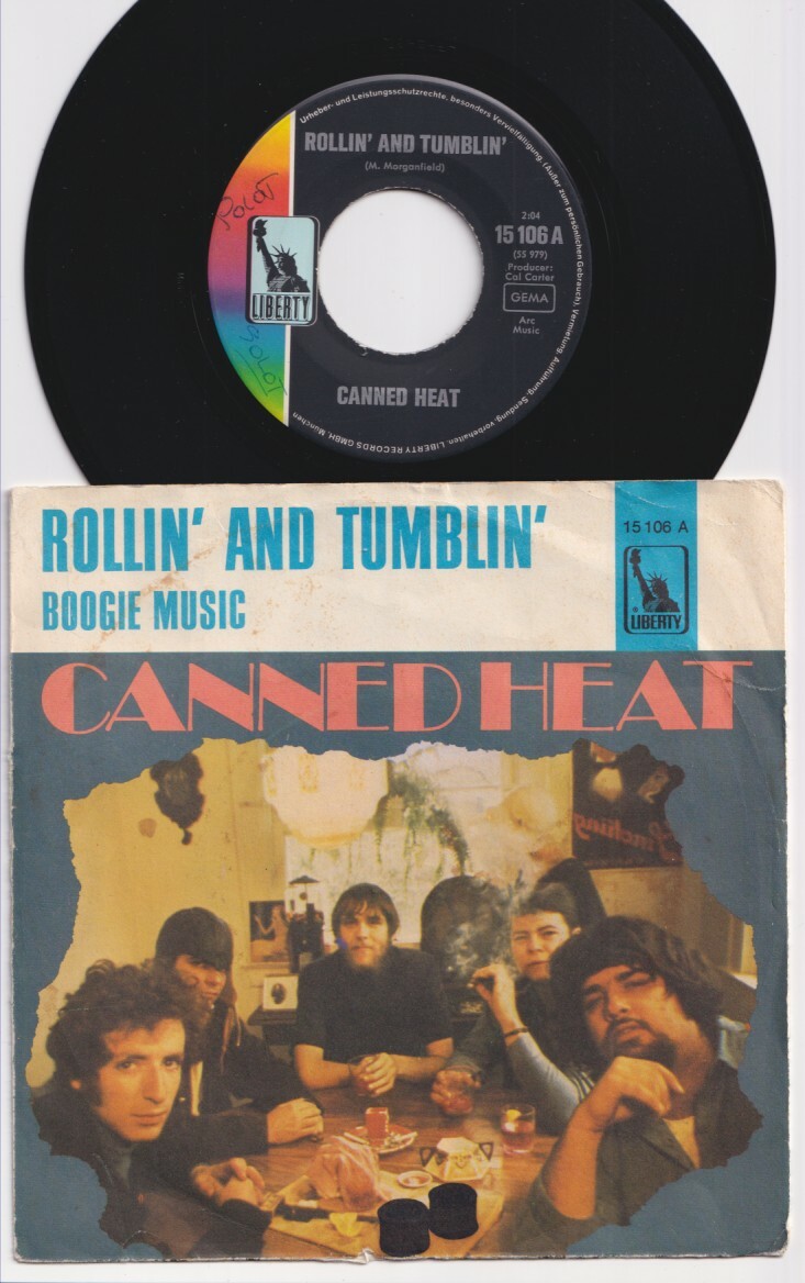 CANNED HEAT * Rollin' And Tumblin' * 1968 German 45 * BLUES ROCK * eBay