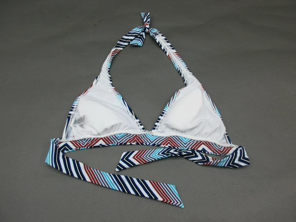 Top de bikini acolchado inalámbrico multicolor talla M para mujer Old Navy 3G Foto 4 de 4