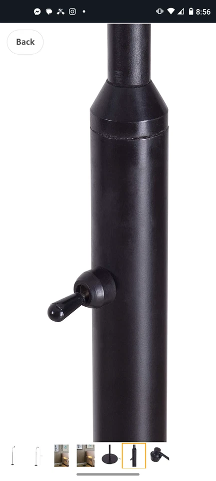 Lámparas de pie Stanton Kenroy Home 32153BRZ, pequeñas, bronce. Precio de venta de $189 Foto 2 de 4