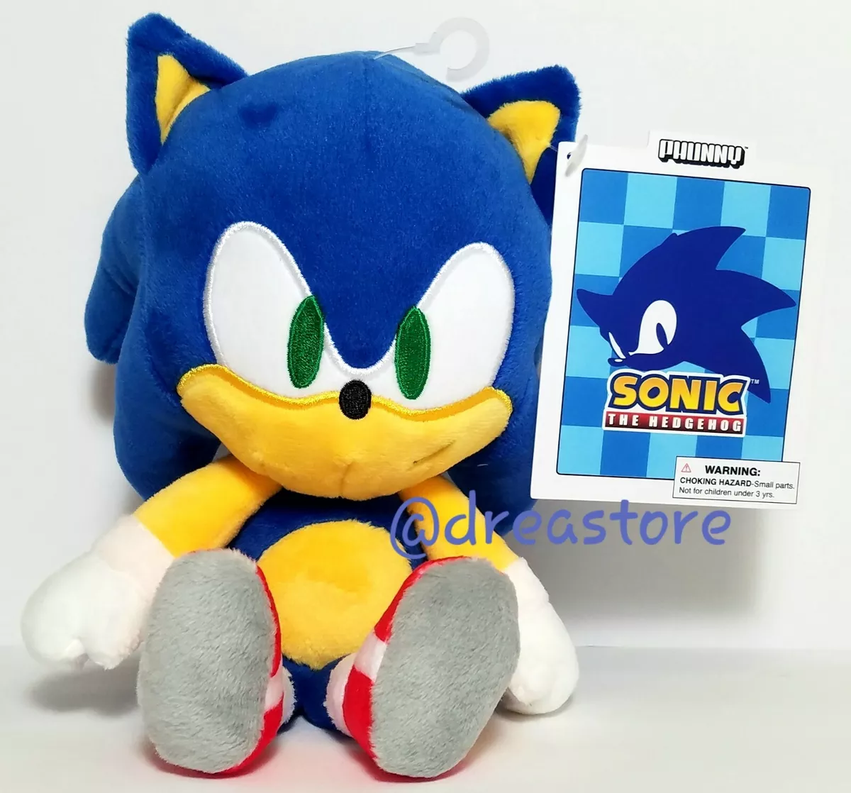 Sonic the Hedgehog Shadow Sonic Phunny Plush - Kidrobot