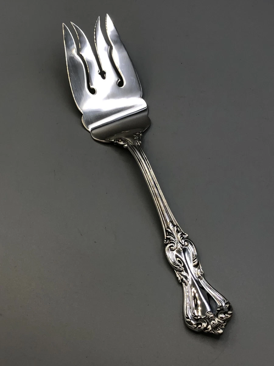 【リード＆バートン】純銀 スターリング／ナイフ＆フォーク １組／Intaglio Reed & Barton Antique US Sterling Silver Marlborough Fork for sale