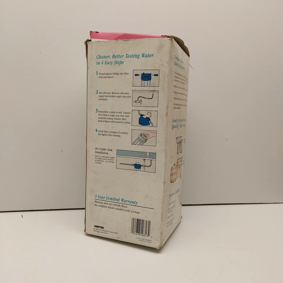 Sistema de filtración de agua ametek kleen plus APCS-38 sin filtro Foto 4 de 4