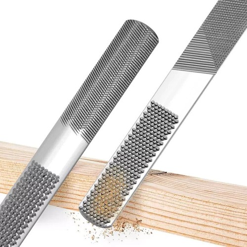 8In 4 Way Wood Rasp File, Premium Grade High Carbon Hand File and round