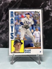 2019 Topps #T74 Blake Snell Topps 1984 Design 150 Year Stamp 4/150