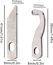 Brother Serger Blade for Brother 1034D Upper and Lower Knife X77683001