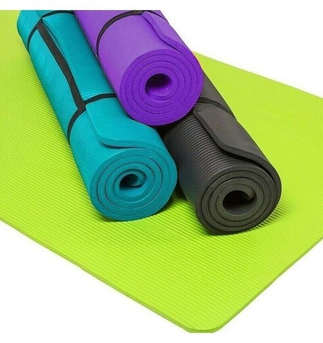 Esterilla para yoga gimnasia colchoneta de fitness pilates deporte 61X188Cm mora - Imagen 3 de 5