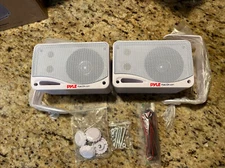 Pyle PDWR42WBT White 3.5" 200W 3-Way Indoor/Outdoor Home Speaker System