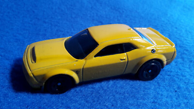 2018 Hot Wheels '18 Dodge Challenger SRT Demon gelb, NEU u. unbespielt, ohne OVP