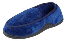 Isotoner Men's Microterry Slip On Slippers Indoor Outdoor Soles XX-Large -13-14