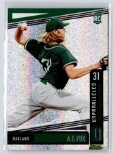2020 Panini Chronicles Unparalleled #20 A.J. Puk RC Oakland Athletics