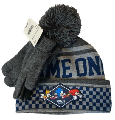 Sonic Socks Billie Eilish Official Beanie Hat Glove Set