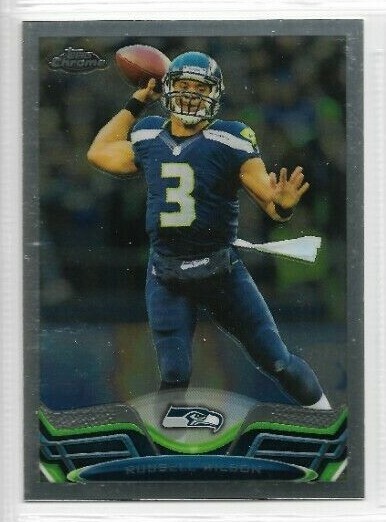 2013 Topps Chrome Russell Wilson Base Card # 175