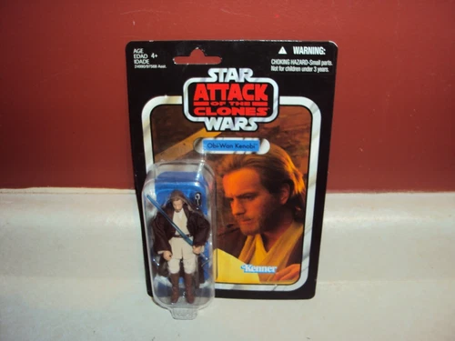 STAR WARS OBI WAN KENOBI AOTC CANADIAN CANADA VC31 VINTAGE COLLECTION 3.75" MOC