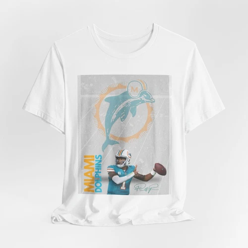 Dolphin Tua Tagovailoa Quarterback football T-Shirt, Game Day Football T-Shirt