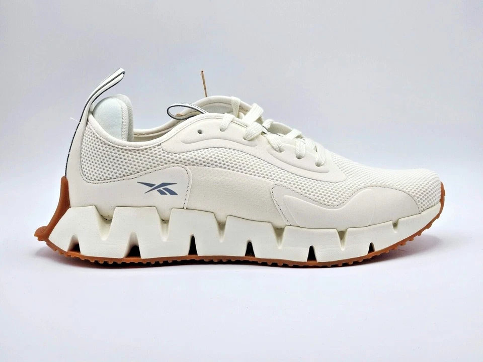 Reebok Zig Dynamica CLW - Chalk/Grey/Gum - US 8.5 - Image 3 of 4