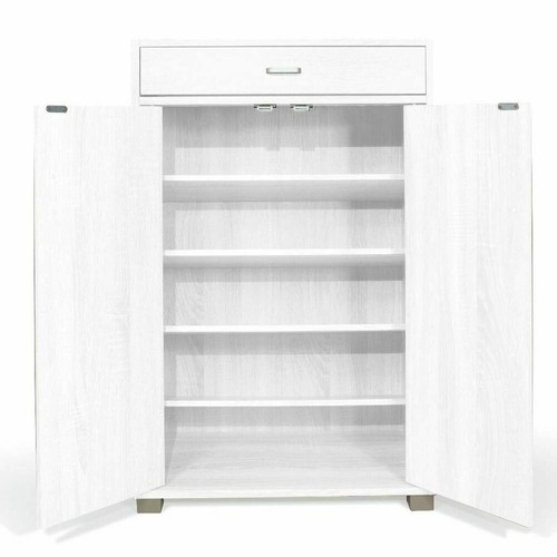 Mobile Armadio Scarpiera Casa 6 Ripiani Porta Scarpe Con 2 Ante Multiuso Olmo 85404144 - Foto 10