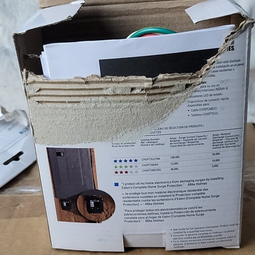 Eaton CHSPT2ULTRA Ultimate Home Surge Protection 3rd Edition 108,000A Type 2 SPD - Picture 9 of 10
