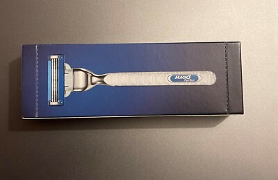 Gillette Mach 3 Turbo Metallgriff plus gratis Rasierklinge Neu in OVP KOSTENLOSER VERSAND