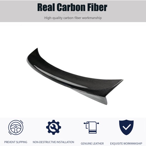Carbon Fiber Rear Trunk Duck Bill Boot Spoiler Wing for BMW E46 Coupe M3 2000-05 - Picture 6 of 12