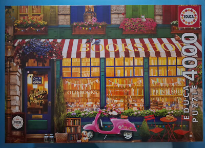 Puzzle Vintage Bookshop 4000 NEU OVP Educa Paket Sammlung