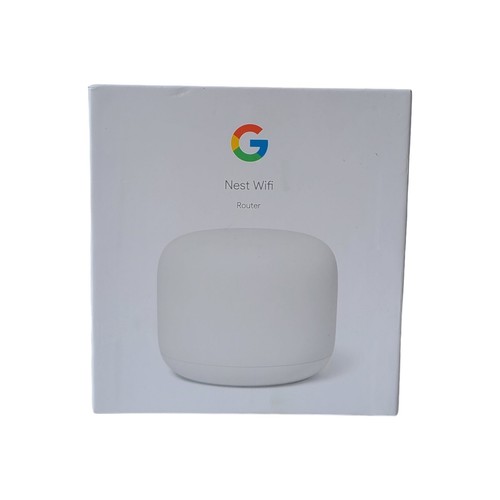 Google Nest WiFi Router Model H2D – AC2200 - White | eBay