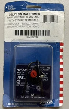 ICM102FB Delay On Make Timer Relay ICM Controls 19-240 VAC .03-10 Min
