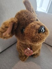 Dandee Collector's Choice Brown Puppy Dog 11" Point Ears EUC