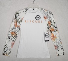 Rip Curl Relaxed Fit UPF 50 Long Sleeve Shirt Women's Size 6 NWT