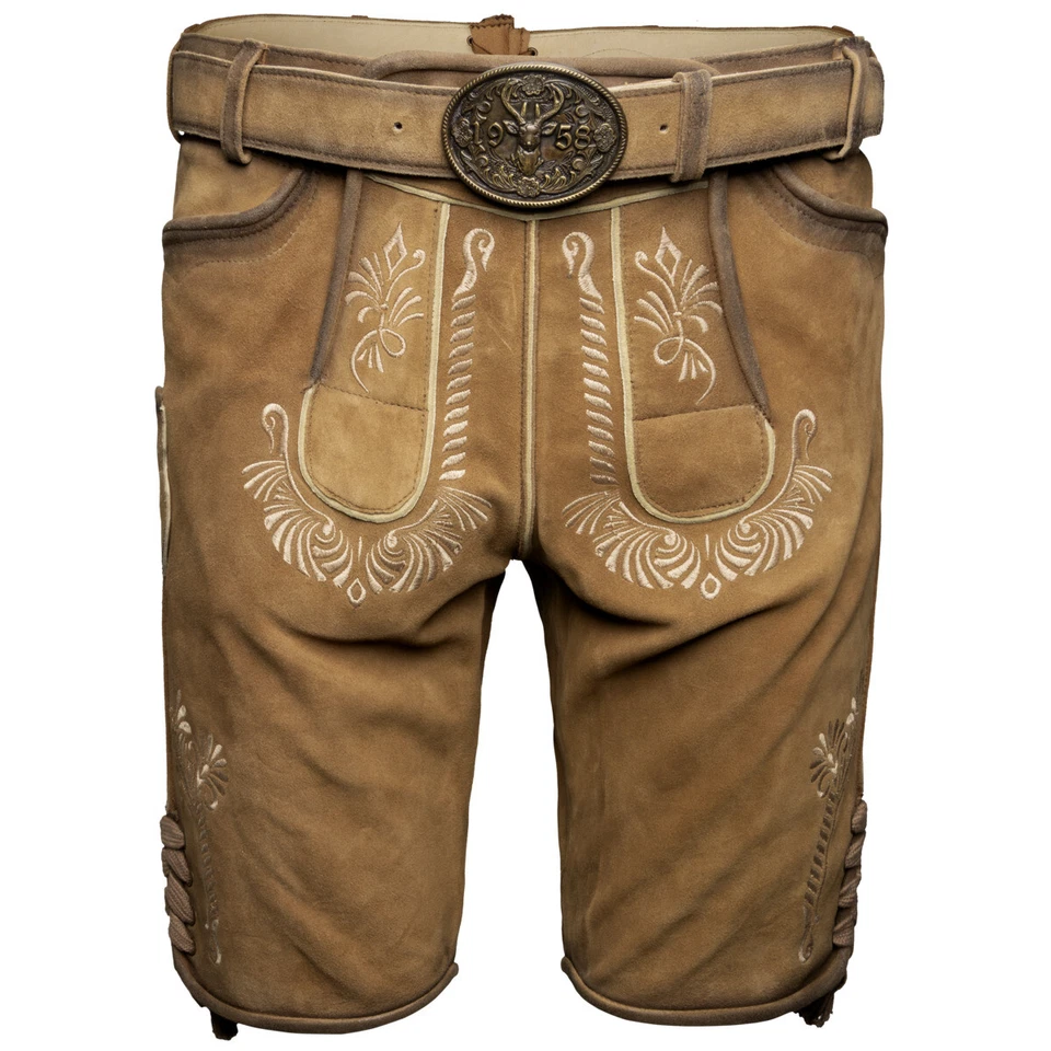 Krüger 963569 Pantalon En Cuir Pour Hommes Pantalon Traditionnel - Photo 1/1