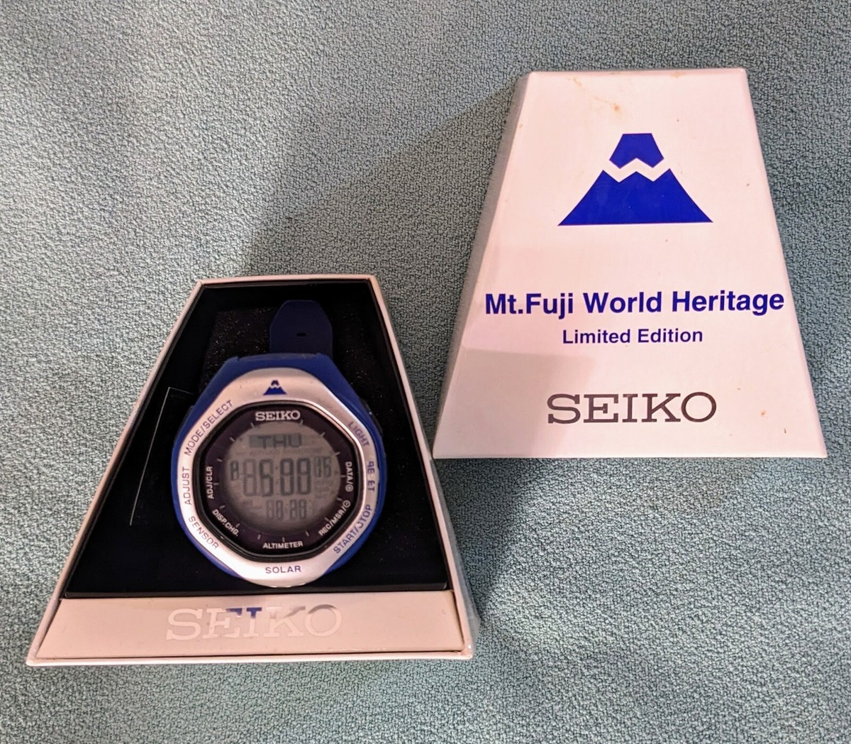 Seiko Digital Solar. World heritage. Mt fuji Limited edition | eBay
