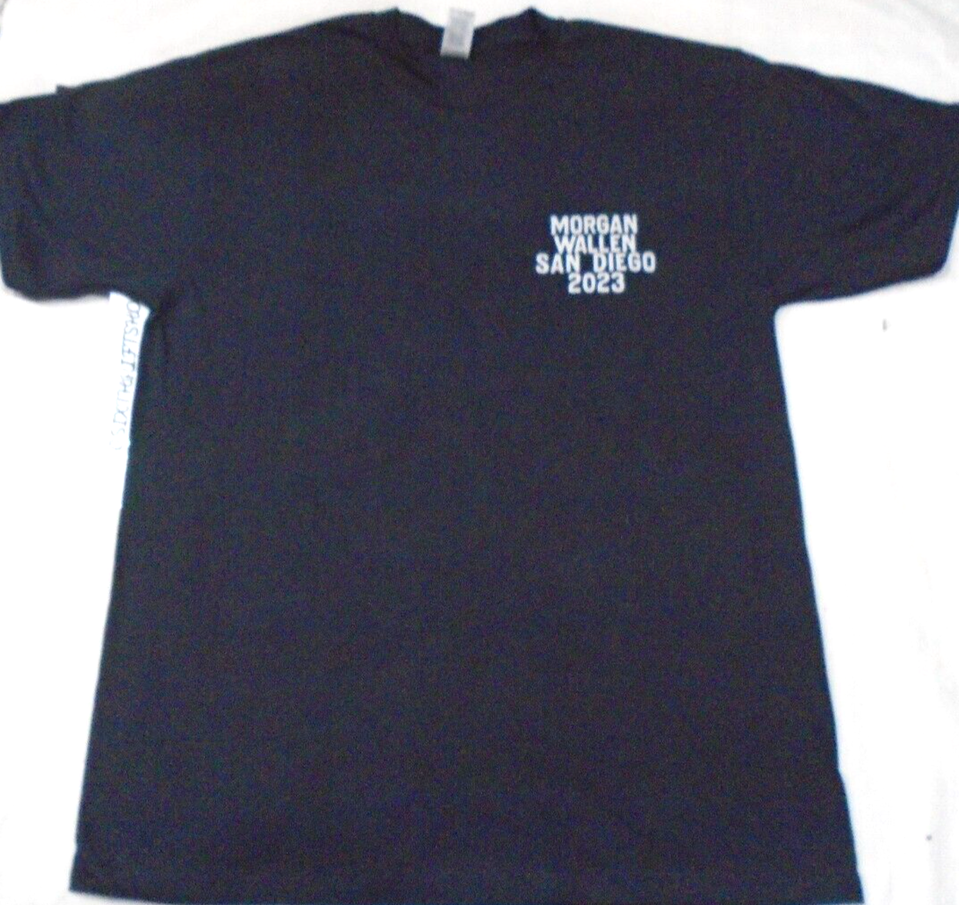 Morgan Wallen San Diego 2023 Concert Tour Shirt Size Large Adult