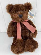 Animal Alley Brown Teddy Bear, Plush Medium 19" Toys R Us With Tag Fuzzy Soft