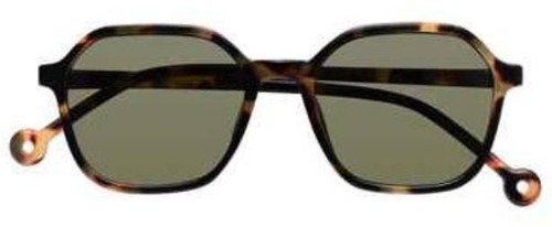 Parafina Unisex Valle Sunglasses - Tortoise/Pepper Green