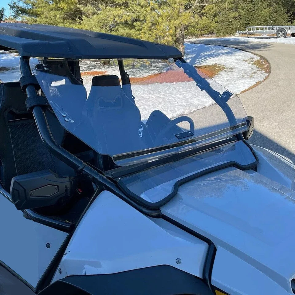 Pára-brisa dianteiro resistente a riscos para Arctic Cat Wildcat 1000X/1000 4X UTV - Imagem 4 de 4