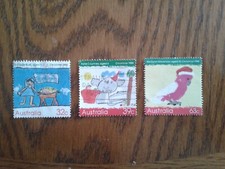 Set completo francobolli usati Australia: Natale 1988