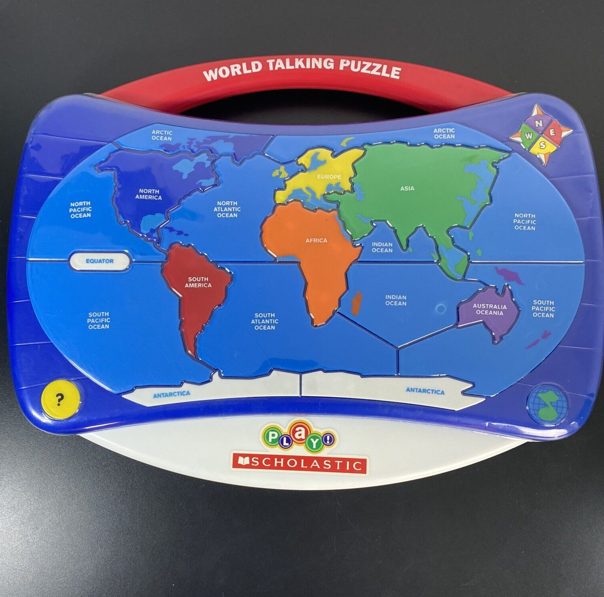 MAPOFTHESOUL　セット World Talking Puzzle Play! Scholastic Complete World Map Geography
