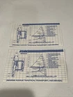 1983 Original Gi Joe Blueprint Manta Instruction Sheet Hasbro (SALE FOR 1 Sheet)
